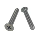 Гвинт потайний з хрестоподібним шліцом 8х55 з нержавіючої сталі A2-70 DIN 965 - купити Харків
